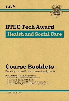 Book cover for New BTEC Tech Award in Health & Social Care: Course Booklets Pack (for courses starting in 2022)