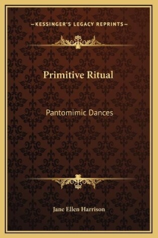 Cover of Primitive Ritual