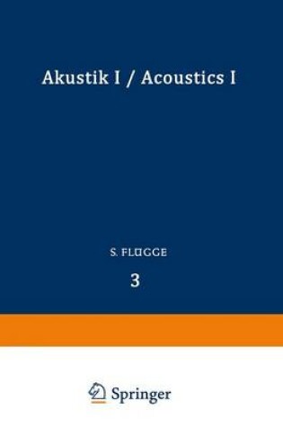 Cover of Akustik I / Acoustics I