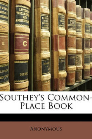 Cover of Southey's Common-Place Book