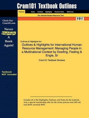 Book cover for Studyguide for International Human Resource Management