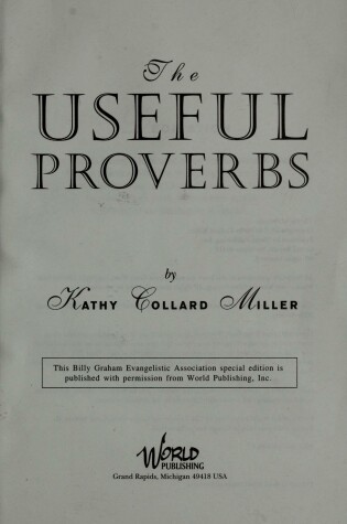 Cover of Useful Proverbs 0529107716