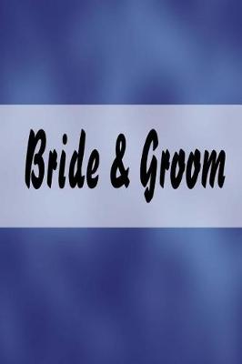 Cover of Wedding Journal Bride Groom Royal Blue