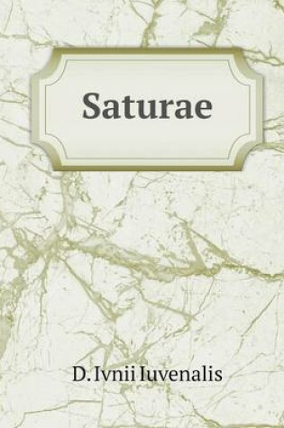 Cover of Saturae