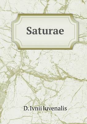 Book cover for Saturae