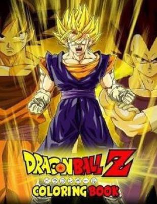 Book cover for Dragon Ball Z Coloring Book