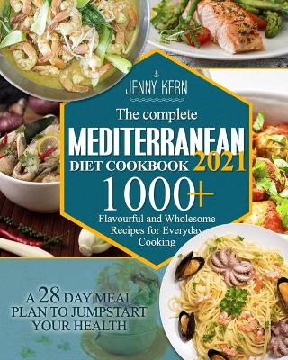 Book cover for The Complete Mediterranean Diet Cookbook 2021