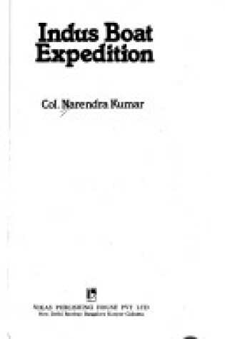 Cover of Indus Boat Expedition