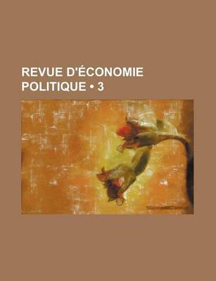 Book cover for Revue D'Economie Politique (3 )