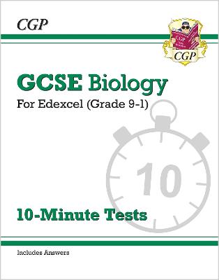 Book cover for GCSE Biology: Edexcel 10-Minute Tests (includes answers)