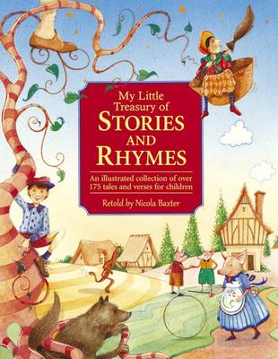 Book cover for My Little Treasury of Stories and Rhymes