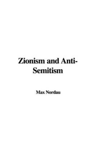 Cover of Zionism and Anti-Semitism