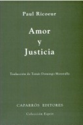 Cover of Amor y Justicia