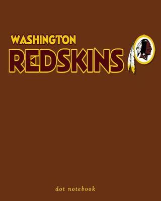 Book cover for Washington Redskins dot notebook