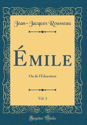 Book cover for Émile, Vol. 3