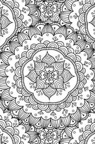 Cover of Journal Notebook Flower Mandala Pattern 2