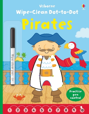 Cover of Wipe-clean Dot-to-dot Pirates