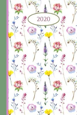 Book cover for 2020 Spring Flowers Journal Diary