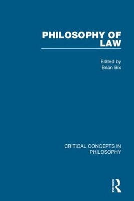 Book cover for Philosophy of Law