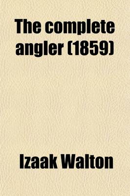 Book cover for The Complete Angler (1859)