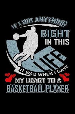 Book cover for If I Did Anything Right in This Life It Was When I Gave My Heart to a Basketball Player