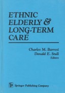 Cover of Ethnic Elderly and Long-Term Care