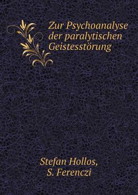 Book cover for Zur Psychoanalyse der paralytischen Geistesstörung