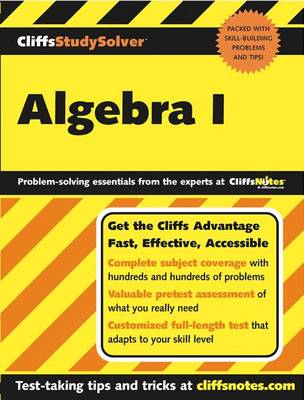 Book cover for Cliffsstudysolver: Algebra I