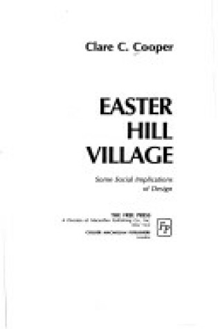 Cover of Easter Hill Village