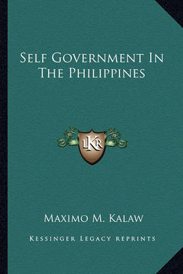 Cover of Self Government in the Philippines