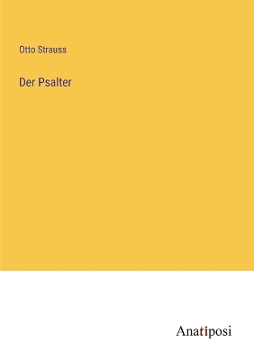 Book cover for Der Psalter