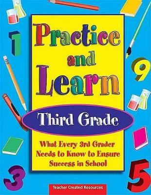 Book cover for Practice and Learn-Third Grade