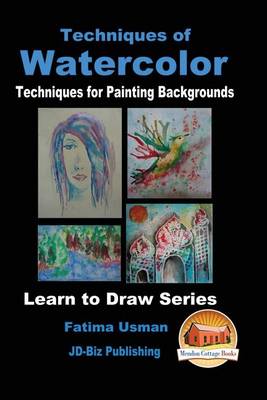 Book cover for Techniques of Watercolor - Techniques for Painting Backgrounds