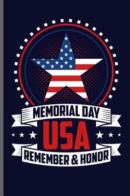 Book cover for Memorial day USA remember & honor