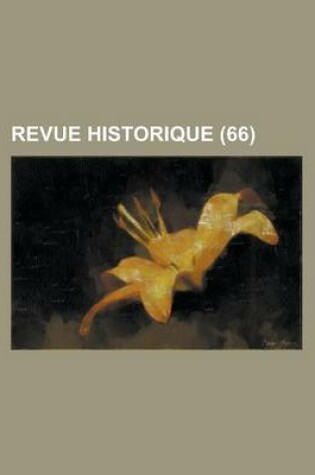 Cover of Revue Historique (66)