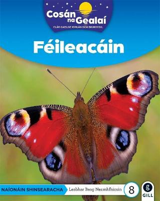 Book cover for COSÁN NA GEALAÍ Féileacáin