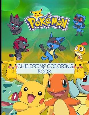 Book cover for Pokemon Children's Coloring Book