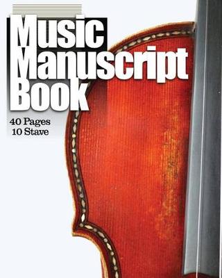 Book cover for Music Manuscript Book