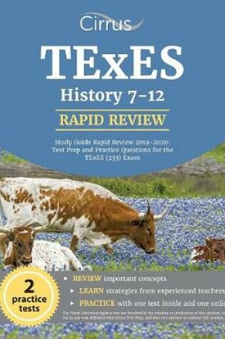 Cover of TExES History 7-12 Study Guide Rapid Review 2019-2020