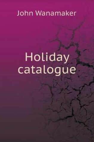 Cover of Holiday catalogue