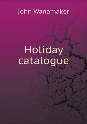 Book cover for Holiday catalogue