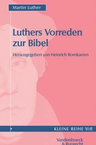 Cover of Vorreden Zur Bibel