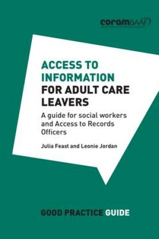 Cover of Access to Information for Adult Care Leavers