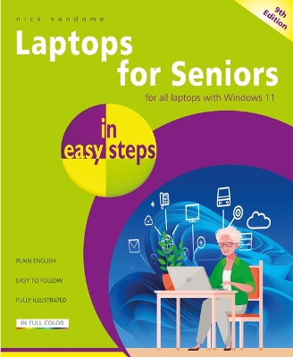 Book cover for Laptops for Seniors in easy steps