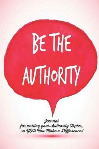 Cover of Be The Authority