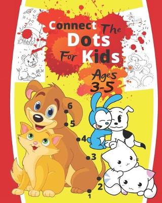 Book cover for Connect the dots for kids ages 3-5