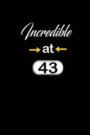 Cover of incredible at 43