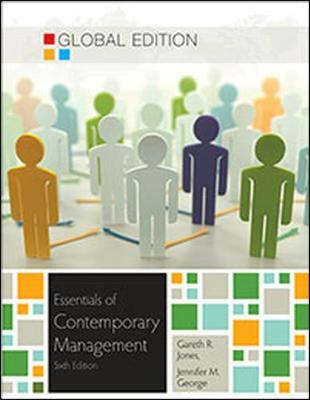 Book cover for Essentials of Contemporary Management (Global Ed)