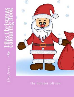 Book cover for Lila's Christmas Colouring Book