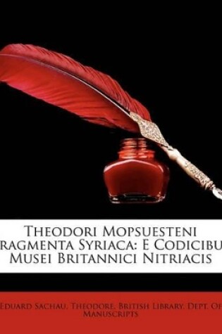 Cover of Theodori Mopsuesteni Fragmenta Syriaca